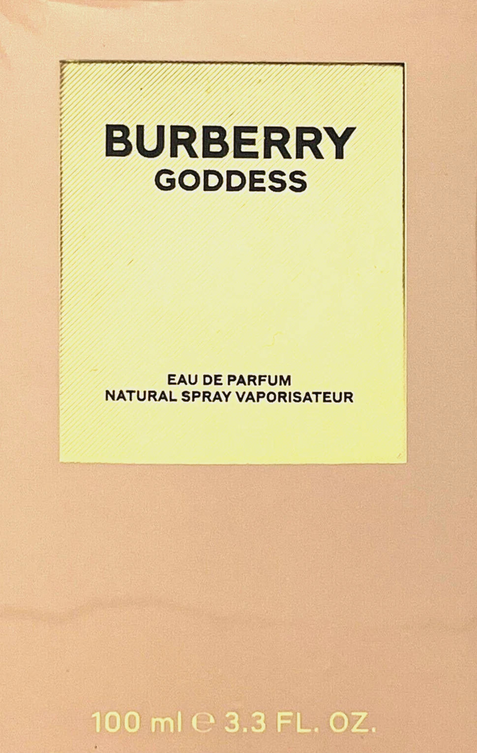 BURBERRY GODDESS EAU DE PARFUM SPRAY FOR WOMEN 3.3 Oz / 100 ml BRAND NEW!!!