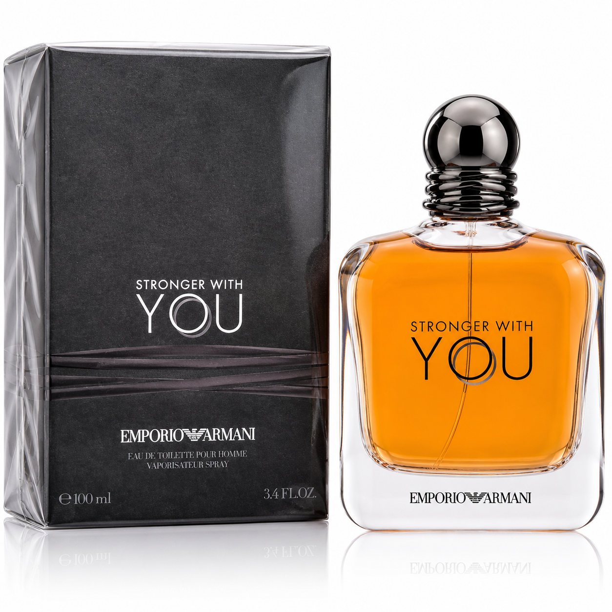 Emporio Armani Stronger With You 3.4oz EDT Spray For Men New In Box