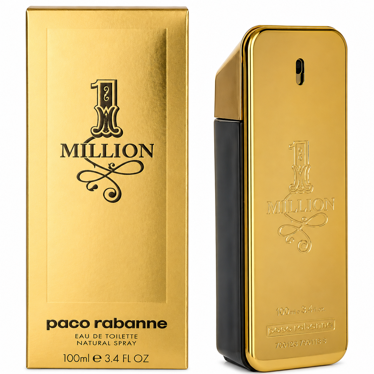 Paco Rabanne 1 Million Eau de Toilette 3.4 oz Spray for Men