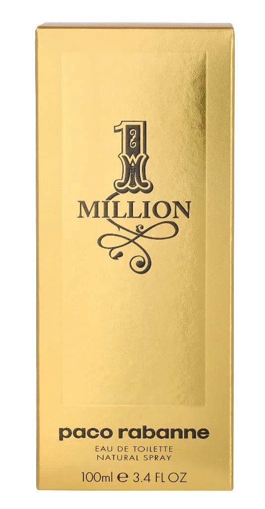 Paco Rabanne 1 Million Eau de Toilette 3.4 oz Spray for Men