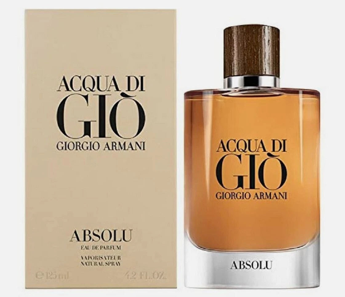 Acqua Di Gio Absolu by Giorgio Armani 4.2 oz EDP Cologne Men New