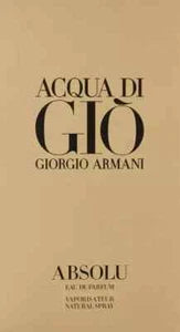 Giorgio Armani Acqua Di Gio Absolu 3.4 oz Men's Eau de Parfum